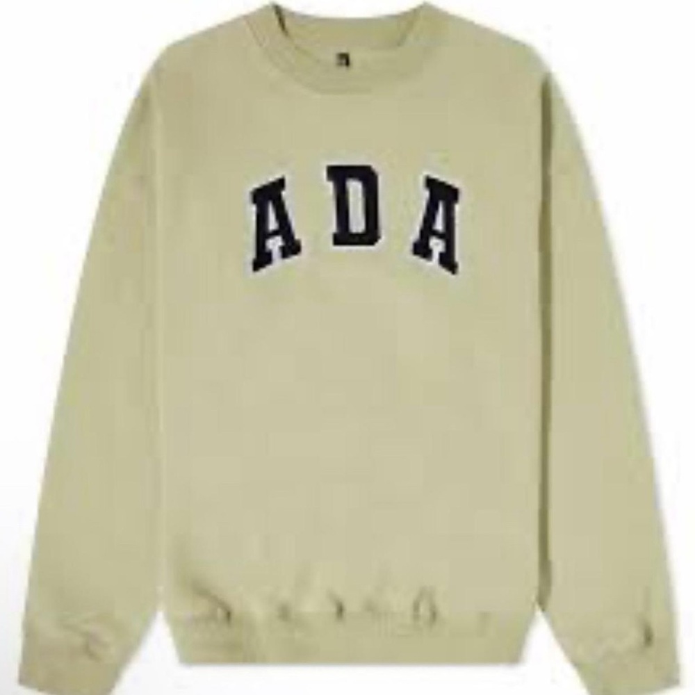Adanola Cream Crewneck Sweater M